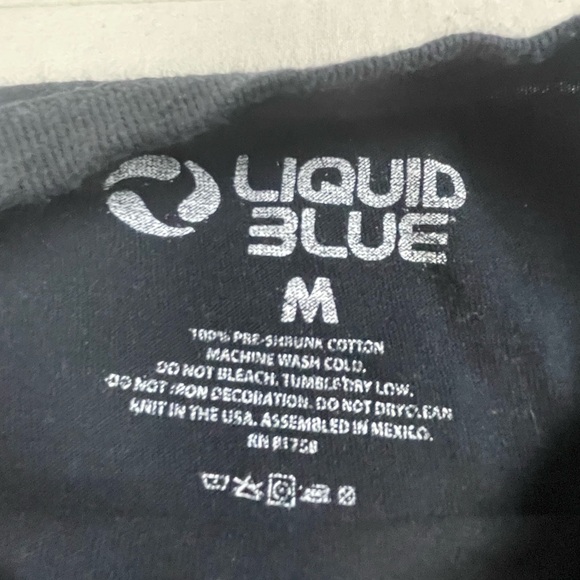 Grateful Dead Halloween Steel Your Face Official Liquid Blue Graphic Tee Medium - Picture 2 of 6